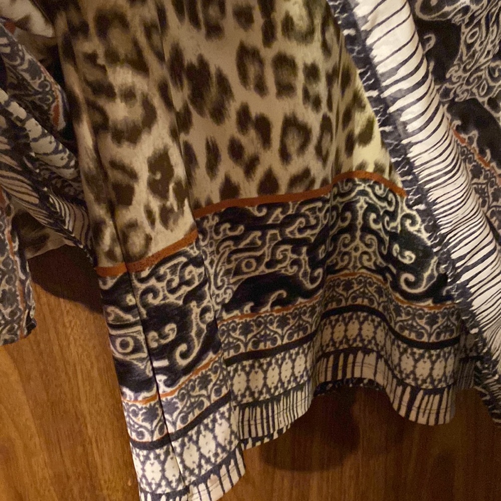 C Est 1946 Leopard Print Tank With Sheer Cover Xl - image 3